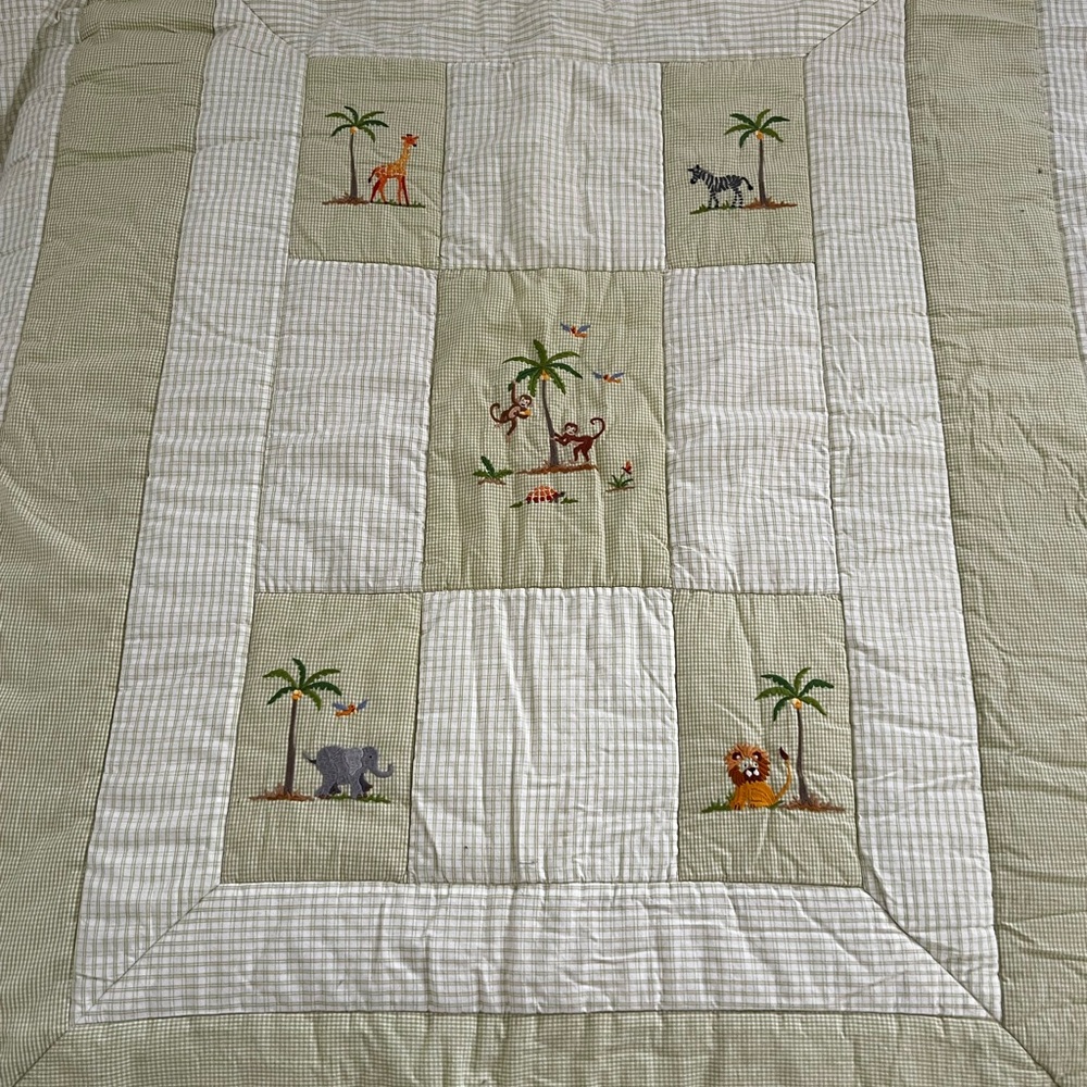 Gordonsbury's crib bedding range 100% cotton with hand embroidered design